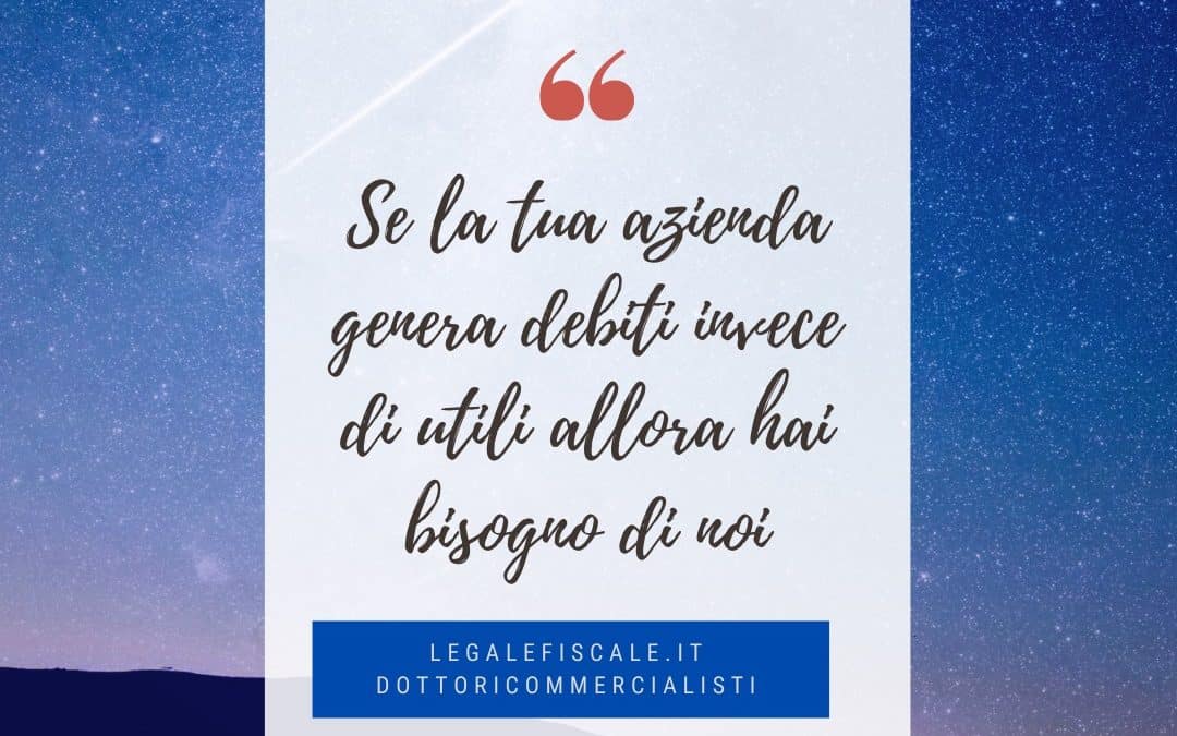 Controllo di gestione: sempre più utili e sempre più debiti?