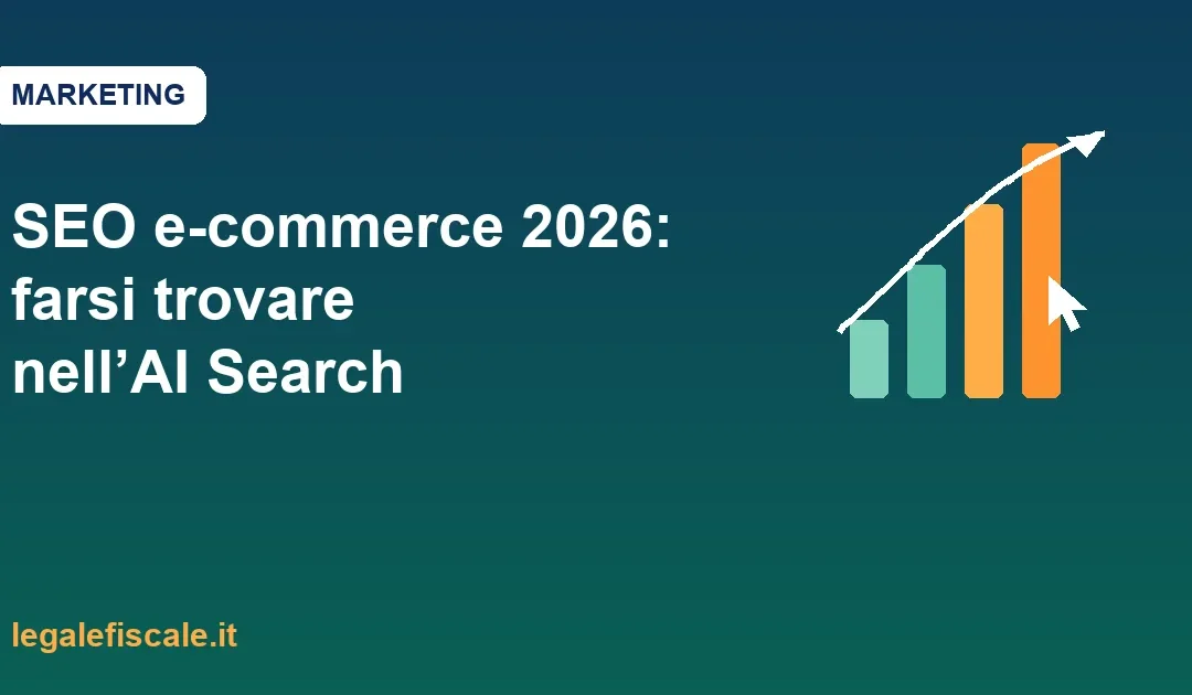 SEO e-commerce 2026: farsi trovare nell’AI Search
